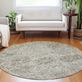 Intricate Designs Persian Style Machine Washable Indoor Outdoor Round Rugs Thumbnail Image