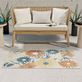 Renae Ivory Daisy Flower Indoor Outdoor Rugs Thumbnail Image