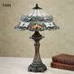Grace Stained Glass Table Lamp Multi Jewel Each with CFL Bulb Thumbnail Image