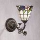 Shyla Floral Tiffany Style Stained Glass Wall Sconce Lamp Thumbnail Image