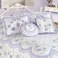 Cottage Garden Lavender Chenille Floral Bedding Accessories Thumbnail Image