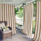 Highland Stripe Light Brown Indoor Outdoor Curtain Panel Thumbnail Image