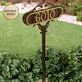 Paris Gold Bronze House Number Address Sign Yard Stake by JasonW Studios Thumbnail Image