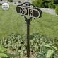 Paris Silver Black House Number Address Sign Yard Stake by JasonW Studios Thumbnail Image