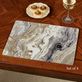Quartz Marbled Design Hardboard Placemat Set of 4 Thumbnail Image