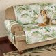 Paradise Leaf Quilted Tropical Sofa Protector with Straps - Water Repellent and Soil Resistant Thumbnail Image