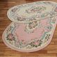 Serena Aubusson II Oval Area Rug 5'3