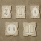 Fleurista Ivory Gold Filigree Style Switchplates Thumbnail Image