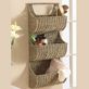 Seagrass 3 Tier Wall Basket BrownImage