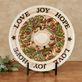 Love Joy Hope Ivory Decorative Charger in Stand Thumbnail Image