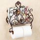 Aldabella Tuscan Slate Wall Magazine Rack with Toilet Paper Holder Thumbnail Image
