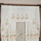 Graceful Blooms Sheer Voile Floral Swag Valance Pair Thumbnail Image