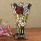 Zuri Tiffany Style Flower Vase Shaped Stained Glass Uplight Lamp Thumbnail Image
