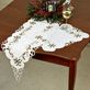 Boughs of Holly Cutwork Holiday Table Linens Thumbnail Image