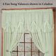Emelia Sheer Fan Swag Valance 30 x 40 Thumbnail Image