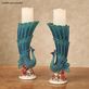 Peacock Garden Candleholder Pair Thumbnail Image