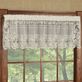 Victorian Rose Floral Lace Scalloped Window Valance Thumbnail Image