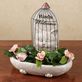 Caged Cat Bird Feeder Weathered Stone Thumbnail Image
