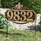 La Casa Fleur de Lis House Number Address Sign Yard Stake by JasonW Studios Thumbnail Image