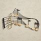 Rhythm Music Staff Metal Wall Sculpture Thumbnail Image