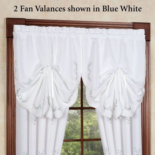 Forget Me Not Fan Valance 30 x 40 Thumbnail Image