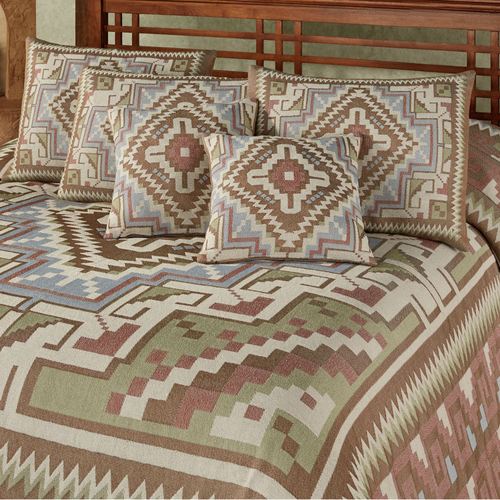 Valley View Grande Bedspread Multi Warm Thumbnail Image