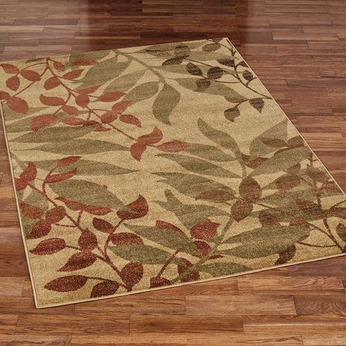Fall Reflections Autumn Leaf Area Rugs fall entryway rug
