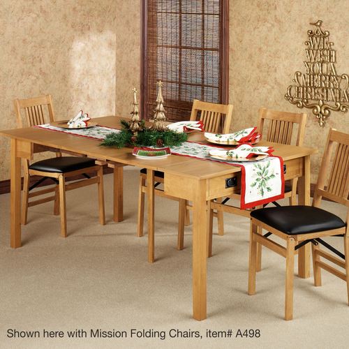 Mission Convertible Table Natural Oak Thumbnail Image