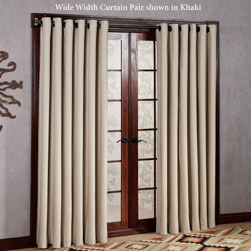 Weathermate Grommet Curtain Pair Blue Thumbnail Image