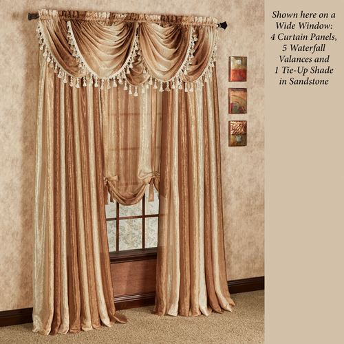 Ombre Waterfall Valance 45 x 46 Thumbnail Image