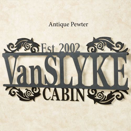 Legacy CABIN Personalized Metal Wall Art Sign Cabin Thumbnail Image