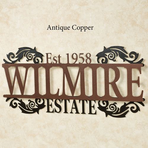 Legacy ESTATE Personalized Metal Wall Art Sign Estate Thumbnail Image