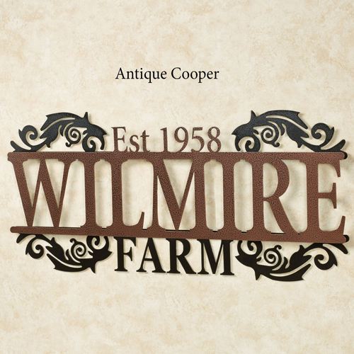 Legacy FARM Personalized Metal Wall Art Sign Farm Thumbnail Image