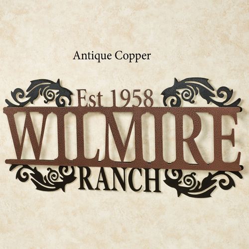 Legacy RANCH Personalized Metal Wall Art Sign Ranch Thumbnail Image