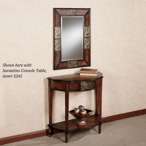 Sarantino Asian Wall Mirror Natural Cherry Thumbnail Image