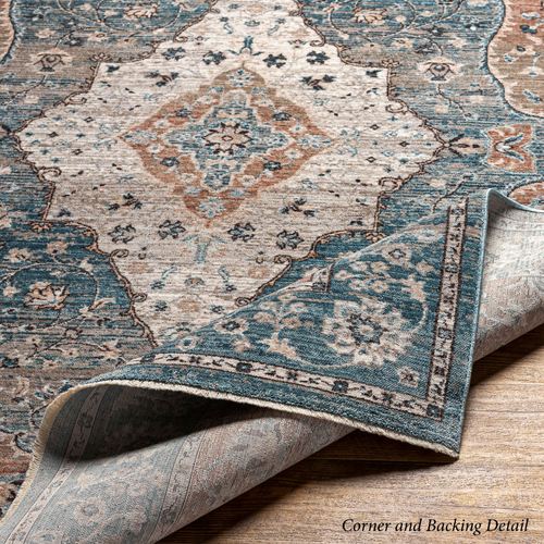 Carlisle Jacobean Floral Traditional Area Rugs