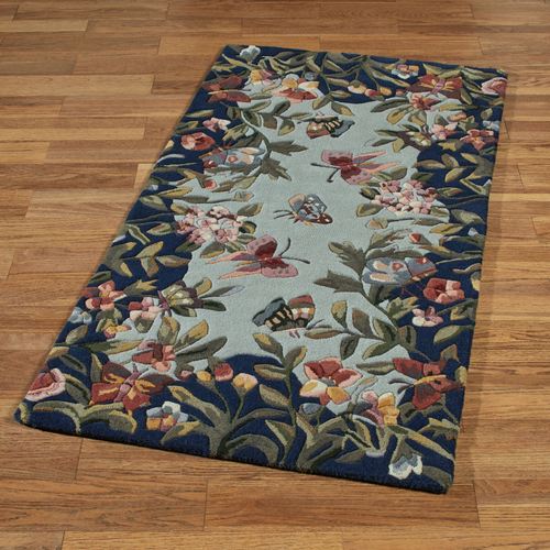 Butterfly Runner Rug Sophia Garden Butterfly Floral Hand Tufted Wool Rug Runner