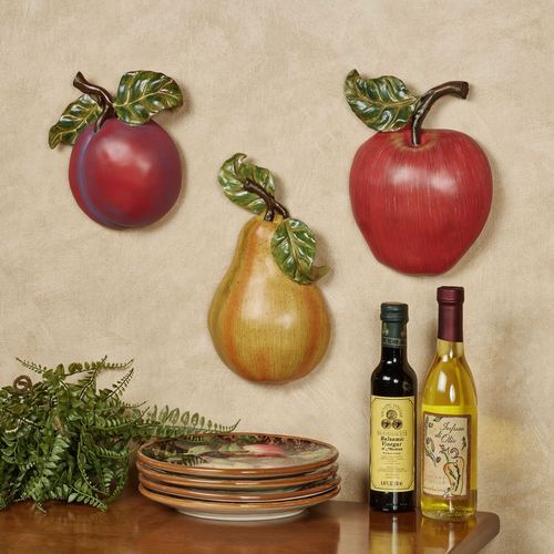 Fruit-Themed Minimalist Accent Wall Inspiration photo
