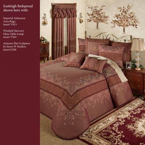 Eastleigh Grande Bedspread Ruby Thumbnail Image