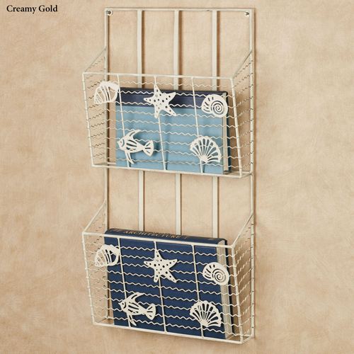 Coastal Wave Wall Magazine Rack Double Thumbnail Image