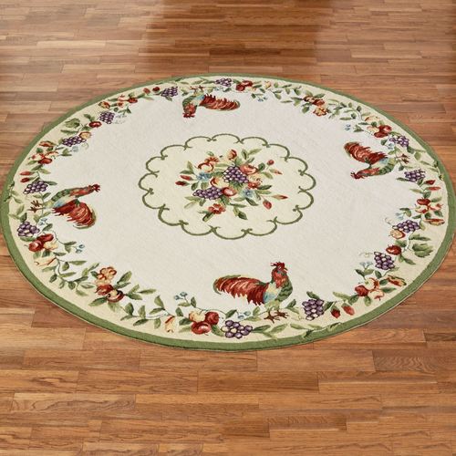 Sonoma Rooster Round Rug 7'6