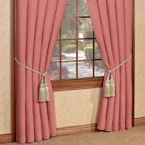 Polly Island Wide Tailored Curtain Pair Eucalyptus 100 x 84 Thumbnail Image