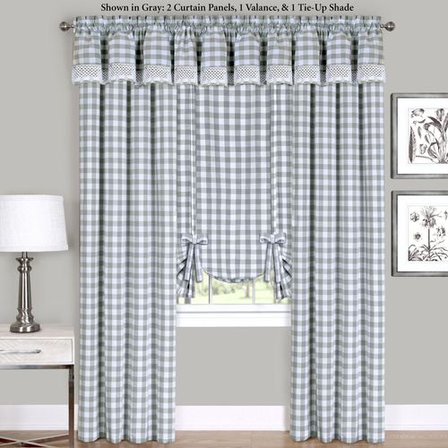 Buffalo Check Tailored Curtain Panel Thumbnail Image
