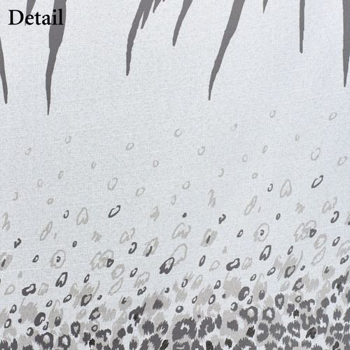 Kenya Safari Semi-Sheer Curtain Panel Black Thumbnail Image