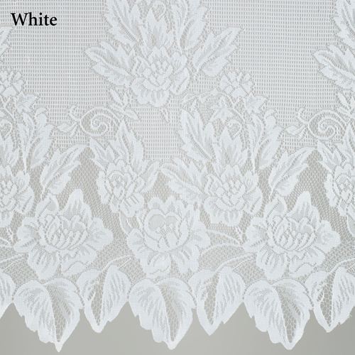 Hallie Lace Curtain Panel with Valance Thumbnail Image