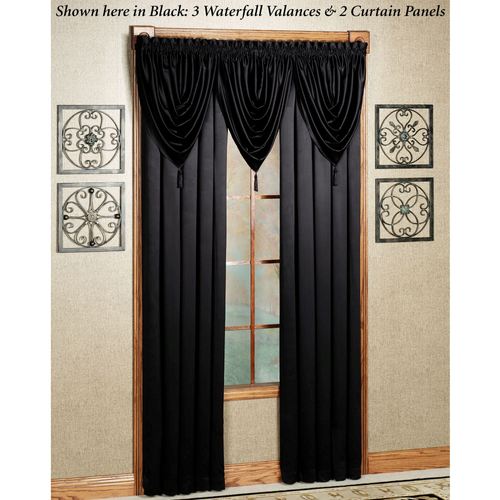 Concord Satin Curtain Panel  55 x 84 Thumbnail Image