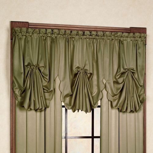 Concord Satin Fan Valance  30 x 40 Thumbnail Image