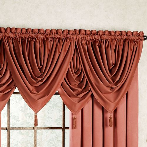 Concord Satin Waterfall Valance  47 x 39 Thumbnail Image
