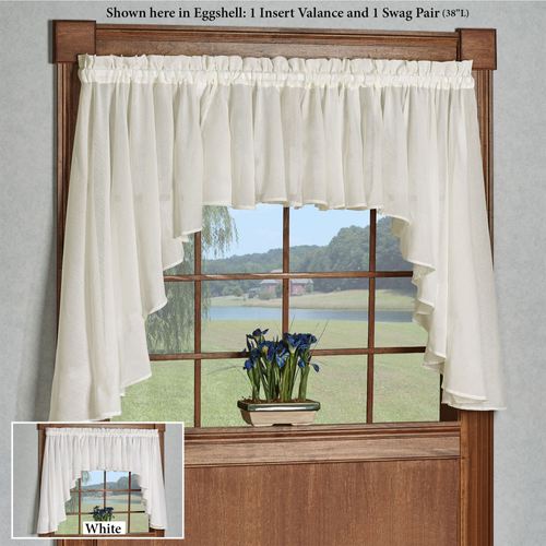 Sea Glass II Long Swag Valance Pair Thumbnail Image