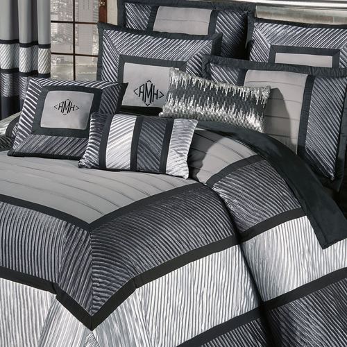 Omega Comforter Set Dark Gray Thumbnail Image